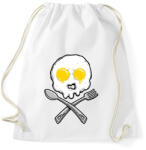 printfashion Szakács koponya - Sportzsák, Tornazsák - Fehér (12425016)