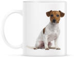 printfashion Jack Russel kutyás póló - Bögre - Fehér (1024038)