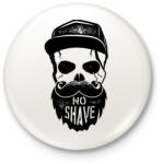 printfashion No Shave November - Kitűző, hűtőmágnes - Fehér (3082552)