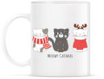 printfashion Meowy Catmas - Bögre - Fehér (5464603)
