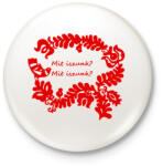 printfashion Két pejló páros minta #1 - Kitűző, hűtőmágnes - Fehér (15196362)