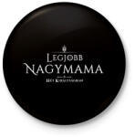 printfashion got-legjobb-nagymama-white - Kitűző, hűtőmágnes - Fekete (3095201)