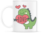 printfashion Love dínó - Bögre - Fehér (15605528)