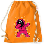 printfashion Squid Game Dab kör fehér - Sportzsák, Tornazsák - Narancssárga (5725955)