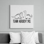printfashion Team herbivore - Vászonkép - Fehér (8152792)