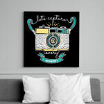 printfashion Retro fényképező - Vászonkép - Fekete (6643753)