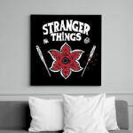 printfashion Stranger Thing _HELLFIRE CLUB2 - Vászonkép - Fekete (7269610)