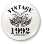 printfashion 1992 - Kitűző, hűtőmágnes - Fehér (6221394)