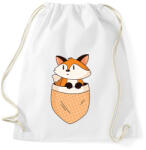printfashion Róka zsebminta - Sportzsák, Tornazsák - Fehér (13099830)