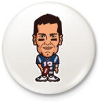 printfashion Brady - Kitűző, hűtőmágnes - Fehér (3087716)