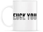 printfashion Fuck You - Love You - Bögre - Fehér (12347565)