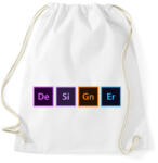 printfashion Designer / Grafikus - Sportzsák, Tornazsák - Fehér (5242409)
