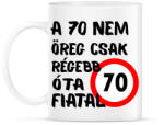 printfashion 70 éves Fekete, - Bögre - Fehér (16113237)