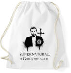 printfashion SUPERNATURAL GOD IS NOT FAIR - Sportzsák, Tornazsák - Fehér (1865133)