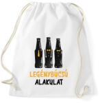 printfashion Legénybúcsú alakulat - Sportzsák, Tornazsák - Fehér (13189903)