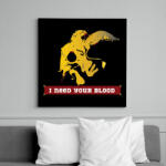 printfashion I need your blood - Vászonkép - Fekete (6652072)