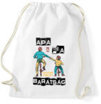 printfashion Apa és fia örök barátság - Sportzsák, Tornazsák - Fehér (4611440)