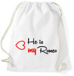 printfashion Rómeó - Sportzsák, Tornazsák - Fehér (540404)