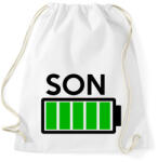 printfashion SON - Sportzsák, Tornazsák - Fehér (285826)