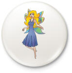 printfashion Tündér - Kitűző, hűtőmágnes - Fehér (3075942)