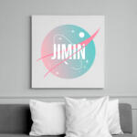 printfashion BTS NASA: JIMIN - Vászonkép - Fehér (6629282)