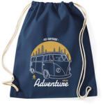 printfashion Irány kalandozni - Sportzsák, Tornazsák - Sötétkék (131257)