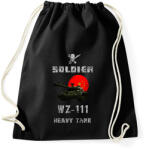 printfashion SOLDIER-WZ111 - Sportzsák, Tornazsák - Fekete (1963308)