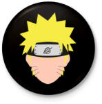 printfashion Naruto Uzumaki - Kitűző, hűtőmágnes - Fekete (3101760)