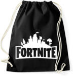 printfashion FORTNITE - Sportzsák, Tornazsák - Fekete (924422)