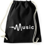 printfashion music - Sportzsák, Tornazsák - Fekete (16710089)
