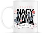 printfashion Büszke Nagymama vagyok - fekete felirat - Bögre - Fehér (16047325)