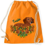 printfashion Tacskó - Sportzsák, Tornazsák - Narancssárga (14504002)
