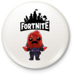 printfashion Fortnite Sludge - Kitűző, hűtőmágnes - Fehér (3083566)