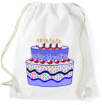 printfashion Születésnapi torta - Sportzsák, Tornazsák - Fehér (10696411)