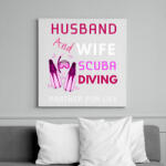 printfashion HUSBAND AND WIFE - Vászonkép - Fehér (6629602)