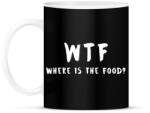 printfashion WTF hol van a kaja? - Bögre - Fekete (2547576)
