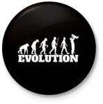 printfashion APA evolúció - Kitűző, hűtőmágnes - Fekete (3094995)