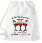 printfashion Fehér karácsonyról álmodom bor - Sportzsák, Tornazsák - Fehér (10961628)