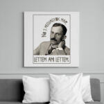 printfashion Lettem ami lettem - Babits Mihály - Vászonkép - Fehér (7119207)