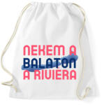 printfashion NEKEM A BALATON A RIVIÉRA 2 - Sportzsák, Tornazsák - Fehér (10915403)