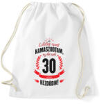 printfashion kamasz-30-black-red - Sportzsák, Tornazsák - Fehér (597433)