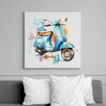 printfashion Motor - Vászonkép - Fehér (16567100)