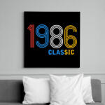 printfashion 1986 - Vászonkép - Fekete (11935724)