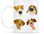 printfashion dog - Bögre - Fehér (2825033)