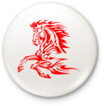 printfashion horse - Kitűző, hűtőmágnes - Fehér (5166695)