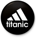 printfashion Titanic 2 - Kitűző, hűtőmágnes - Fekete (3096507)