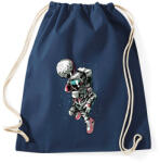 printfashion Zsákoló asztronauta - Sportzsák, Tornazsák - Sötétkék (107368)