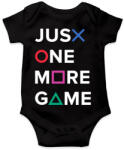 printfashion Just One More Game - Baba Body - Fekete (4291370)
