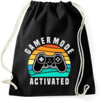 printfashion Gamer Mode Activated - Sportzsák, Tornazsák - Fekete (5259135)
