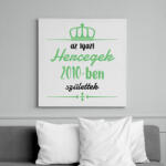 printfashion Az igazi hercegek - Évszámmal - Vászonkép - Fehér (7151902)